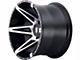 American Truxx Kutz Gloss Black Machined 6-Lug Wheel; 20x9; -12mm Offset (07-13 Silverado 1500)