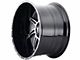 American Truxx Vortex Gloss Black Machined 6-Lug Wheel; 22x12; -44mm Offset (07-13 Silverado 1500)