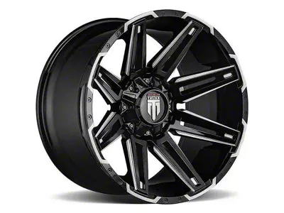 American Truxx Boom Gloss Black Milled 8-Lug Wheel; 20x9; -12mm Offset (08-10 F-250 Super Duty)