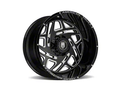 American Truxx Cosmos Satin Black Milled 8-Lug Wheel; 24x14; -76mm Offset (08-10 F-250 Super Duty)