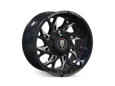 American Truxx Destiny Gloss Black Milled 8-Lug Wheel; 20x9; 0mm Offset (08-10 F-250 Super Duty)