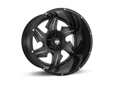 American Truxx Ninja Gloss Black Milled 8-Lug Wheel; 22x14; -76mm Offset (08-10 F-250 Super Duty)