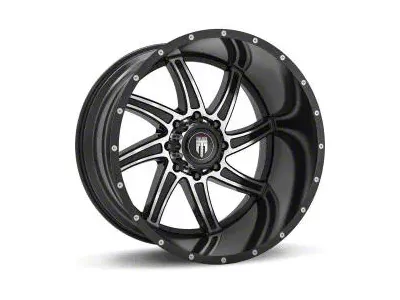 American Truxx Vortex Gloss Black Machined 8-Lug Wheel; 20x10; -24mm Offset (08-10 F-250 Super Duty)
