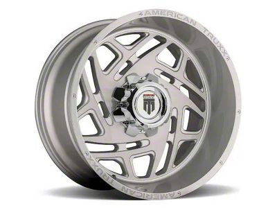 American Truxx Cosmos Brushed Milled 8-Lug Wheel; 22x12; -44mm Offset (08-10 F-350 Super Duty SRW)