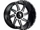 American Truxx Vortex Gloss Black Machined 6-Lug Wheel; 20x10; -24mm Offset (15-20 Yukon)