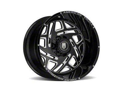 American Truxx Cosmos Satin Black Milled 8-Lug Wheel; 24x14; -76mm Offset (99-07 F-250 Super Duty)