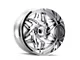 American Truxx Euphoria Chrome 6-Lug Wheel; 20x9; 0mm Offset (19-24 Sierra 1500)