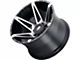 American Truxx Kutz Gloss Black Machined 6-Lug Wheel; 20x9; -12mm Offset (19-24 Silverado 1500)