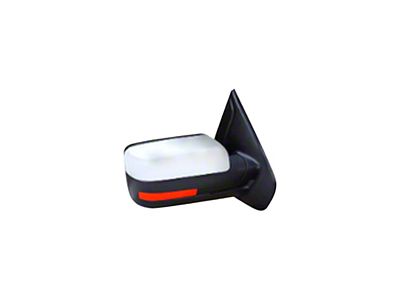 Replacement Powered Heated Mirror; Passenger Side; Chrome (11-14 F-150 w/o Puddle Light)