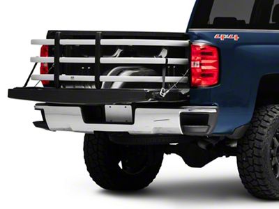 Amp Research Bedxtender HD Max; Silver (07-18 Silverado 1500)