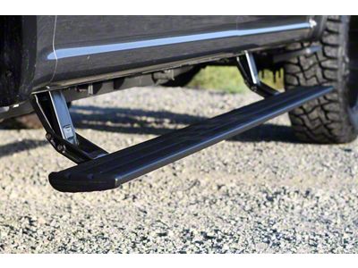 Amp Research PowerStep Smart Series Running Boards; Plug-n-Play (15-16 6.6L Duramax Sierra 2500 HD Double Cab, Crew Cab)