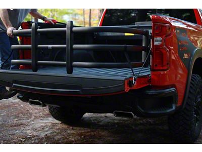 Amp Research Bedxtender HD Max; Black (19-24 Silverado 1500 w/ 6.50-Foot Standard Box)