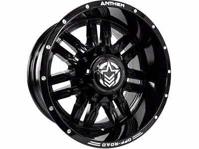 Anthem Off-Road Equalizer Gloss Black 8-Lug Wheel; 20x10; -24mm Offset (03-09 RAM 2500)