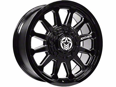 Anthem Off-Road Intimidator Gloss Black Milled 8-Lug Wheel; 17x9; 0mm Offset (03-09 RAM 2500)