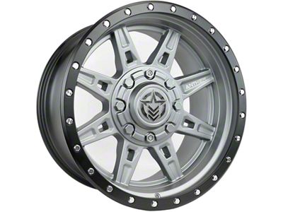 Anthem Off-Road Rogue Titanium Gray 8-Lug Wheel; 17x9; -12mm Offset (03-09 RAM 2500)