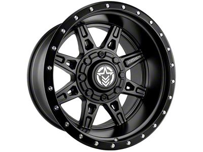 Anthem Off-Road Rogue Satin Black 6-Lug Wheel; 20x12; -44mm Offset (07-13 Sierra 1500)