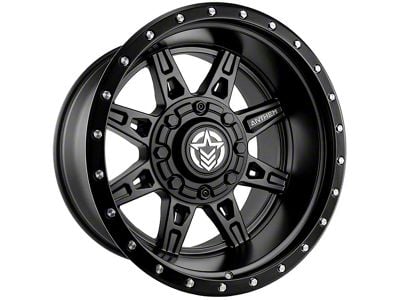 Anthem Off-Road Rogue Satin Black 6-Lug Wheel; 20x12; -44mm Offset (07-13 Sierra 1500)