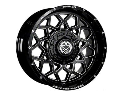 Anthem Off-Road Avenger Gloss Black Milled 8-Lug Wheel; 18x9; 18mm Offset (11-14 Sierra 2500 HD)