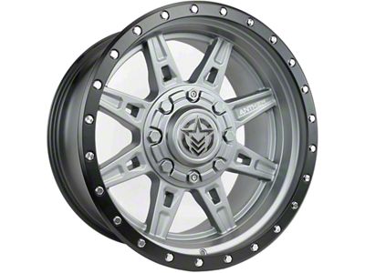 Anthem Off-Road Rogue Titanium Gray 8-Lug Wheel; 17x9; -12mm Offset (11-14 Silverado 2500 HD)