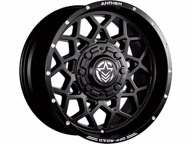 Anthem Off-Road Avenger Satin Black 6-Lug Wheel; 18x9; 18mm Offset (07-14 Tahoe)