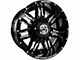 Anthem Off-Road Equalizer Gloss Black Milled 6-Lug Wheel; 18x9; -12mm Offset (07-14 Tahoe)