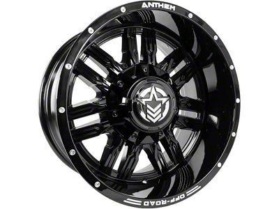 Anthem Off-Road Equalizer Gloss Black 6-Lug Wheel; 18x10; -24mm Offset (07-14 Tahoe)