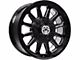 Anthem Off-Road Intimidator Gloss Black Milled 6-Lug Wheel; 18x9; 18mm Offset (07-14 Tahoe)