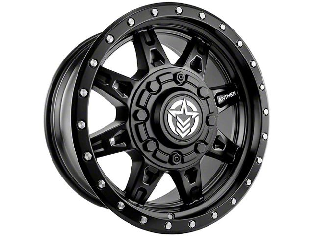 Anthem Off-Road Rogue Satin Black 6-Lug Wheel; 18x9; 18mm Offset (07-14 Tahoe)