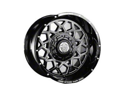 Anthem Off-Road Avenger Gloss Black Milled 8-Lug Wheel; 20x12; -44mm Offset (08-10 F-250 Super Duty)