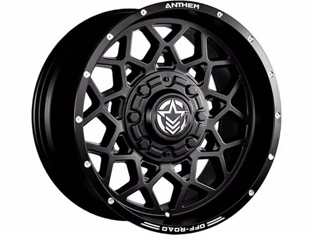 Anthem Off-Road Avenger Satin Black 5-Lug Wheel; 20x12; -44mm Offset (09-18 RAM 1500)