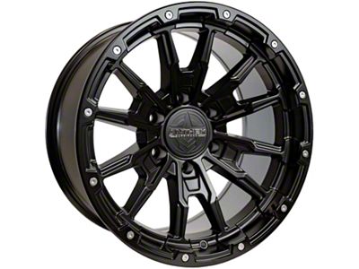 Anthem Off-Road Talon Satin Black 6-Lug Wheel; 18x9; -12mm Offset (14-18 Silverado 1500)