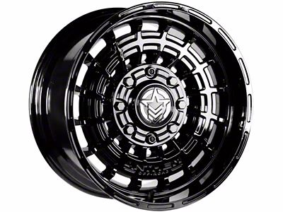 Anthem Off-Road Viper Gloss Black 6-Lug Wheel; 17x9; -12mm Offset (14-18 Silverado 1500)
