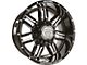 Anthem Off-Road Equalizer Gloss Black Milled 8-Lug Wheel; 20x10; -24mm Offset (15-19 Silverado 2500 HD)