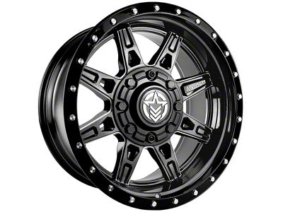 Anthem Off-Road Rogue Gloss Black Milled 8-Lug Wheel; 20x9; 0mm Offset (15-19 Silverado 3500 HD SRW)