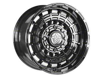 Anthem Off-Road Viper Gloss Black 8-Lug Wheel; 18x9; 0mm Offset (15-19 Silverado 3500 HD SRW)