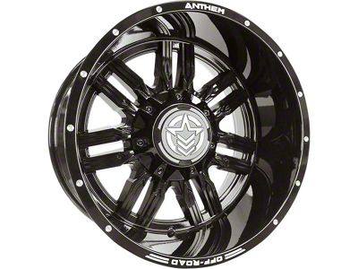 Anthem Off-Road Equalizer Gloss Black 6-Lug Wheel; 20x12; -44mm Offset (15-20 Yukon)
