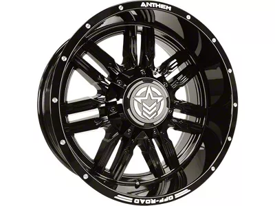 Anthem Off-Road Equalizer Gloss Black 6-Lug Wheel; 18x9; 0mm Offset (24-26 Ranger)