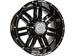 Anthem Off-Road Equalizer Gloss Black 6-Lug Wheel; 20x10; -24mm Offset (91-96 Dakota)