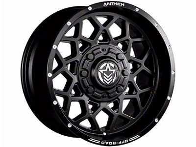 Anthem Off-Road Avenger Satin Black 5-Lug Wheel; 20x12; -44mm Offset (94-01 RAM 1500)