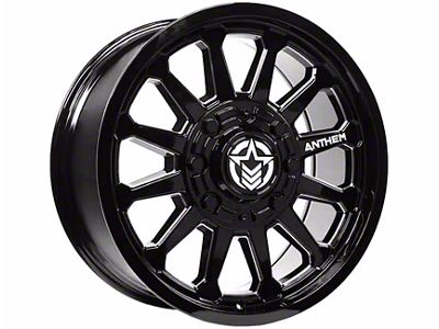 Anthem Off-Road Intimidator Gloss Black Milled 5-Lug Wheel; 18x9; 18mm Offset (94-01 RAM 1500)