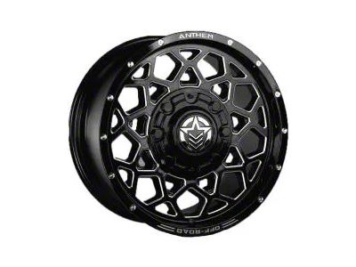 Anthem Off-Road Avenger Gloss Black Milled 8-Lug Wheel; 20x9; 0mm Offset (99-07 F-250 Super Duty)