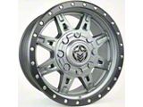 Anthem Off-Road Rogue Titanium Gray 8-Lug Wheel; 17x8.5; 0mm Offset (99-07 F-350 Super Duty SRW)
