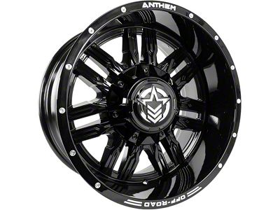 Anthem Off-Road Equalizer Gloss Black 6-Lug Wheel; 18x9; 0mm Offset (15-22 Colorado)