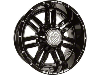 Anthem Off-Road Equalizer Gloss Black 6-Lug Wheel; 18x9; 0mm Offset (97-04 Dakota)