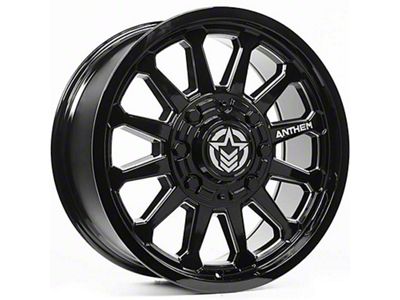 Anthem Off-Road Intimidator Gloss Black Milled 6-Lug Wheel; 20x10; -24mm Offset (97-04 Dakota)