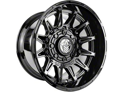 Anthem Off-Road Liberty Gloss Black 6-Lug Wheel; 20x12; -44mm Offset (97-04 Dakota)