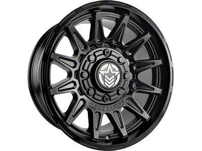 Anthem Off-Road Liberty Satin Black 6-Lug Wheel; 20x12; -44mm Offset (97-04 Dakota)