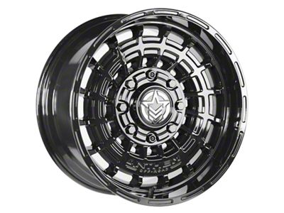 Anthem Off-Road Viper Gloss Black 6-Lug Wheel; 18x9; 0mm Offset (97-04 Dakota)