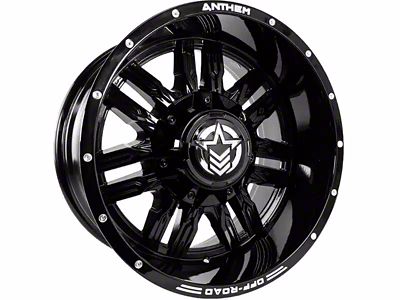 Anthem Off-Road Equalizer Gloss Black 8-Lug Wheel; 18x9; 0mm Offset (17-22 F-250 Super Duty)