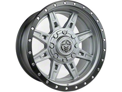 Anthem Off-Road Rogue Titanium Gray 8-Lug Wheel; 17x9; -12mm Offset (23-25 F-250 Super Duty)